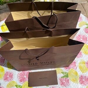 Louis Vuitton Brown Shopping Bag